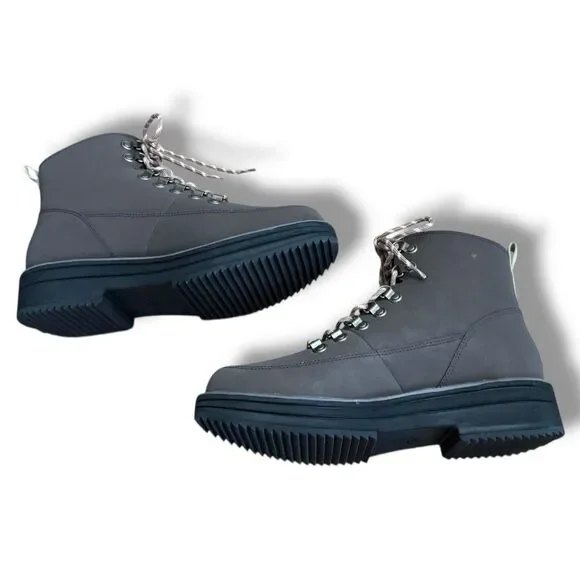 Teva Midform Lace-Up Waterproof Boots Brown Reconstituted Leather Women's Sz 10 - Picture 6 of 10